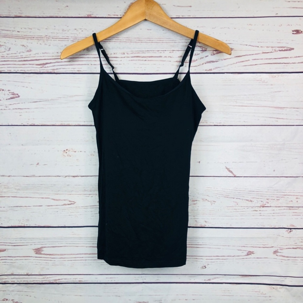 💝ANYFIT🎁 Black Padded Spaghetti Strap Size Large
